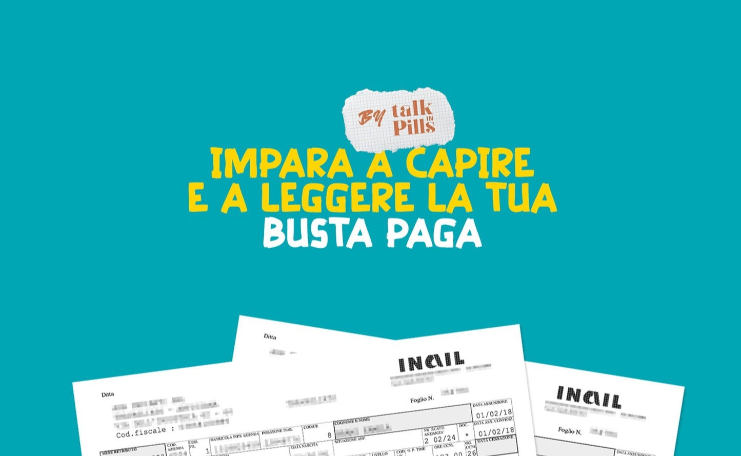 Impara a leggere la tua busta paga