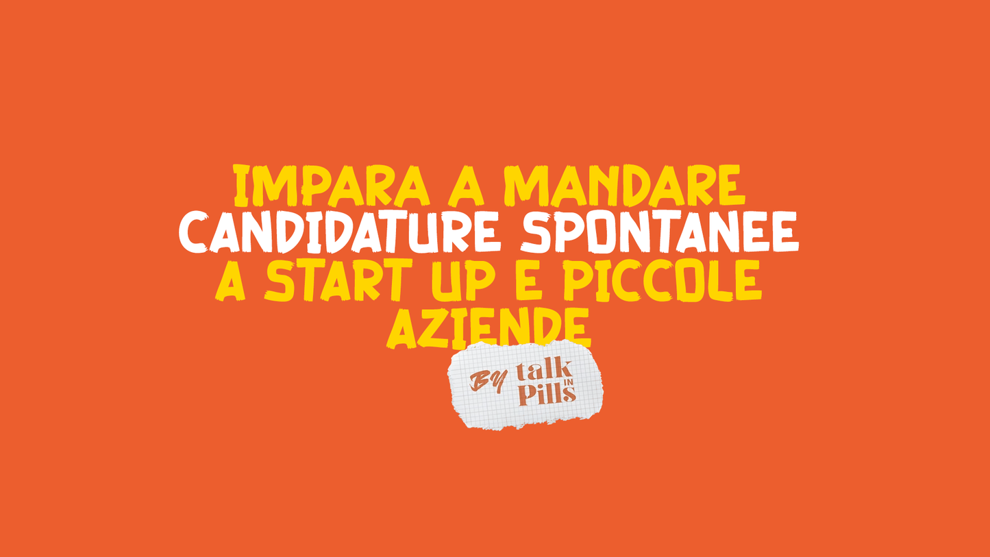 Candidature spontanee convincenti